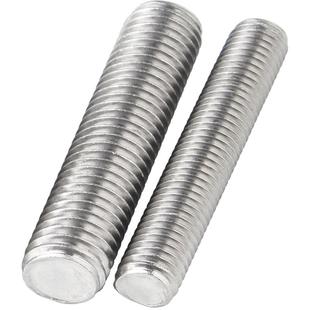 304不锈钢牙条丝杆 通丝全螺纹螺杆短牙棒螺丝螺栓螺柱M5M6M8M10