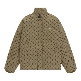 BJHG不计后果老花棉服男款冬季复古棉袄潮流加厚面包服棉衣外套男