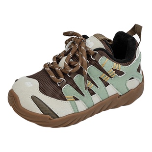 美拉德山系户外登山鞋儿童加绒运动鞋女童鞋子2025新款冬跑步轻便