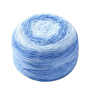 200克5股魔法球蛋糕线渐变色毛线手工编织diy花束七星毯围巾钩织