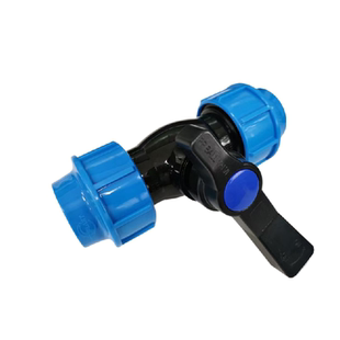PE快接球阀 温室大棚喷灌滴灌 PE管材管件开关调节活接阀门