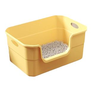 猫砂盆幼猫超大号防外溅特大猫厕所浴缸开放式防臭猫沙盆宠物用品