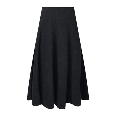 歌莉娅秋冬针织高腰伞裙半身裙女