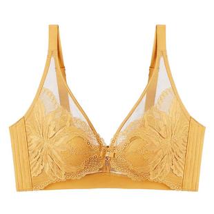 美思内衣女兔耳朵大胸显小薄款夏季显胸小无钢圈聚拢防下垂文胸罩