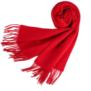 羊绒围巾女秋冬季新款韩版纯色加厚长披肩两用学生情侣保暖围脖男