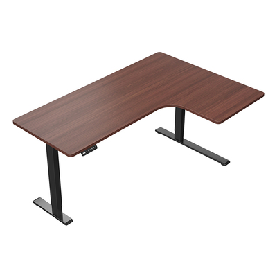 乐歌转角电动升降桌25mm环保桌板