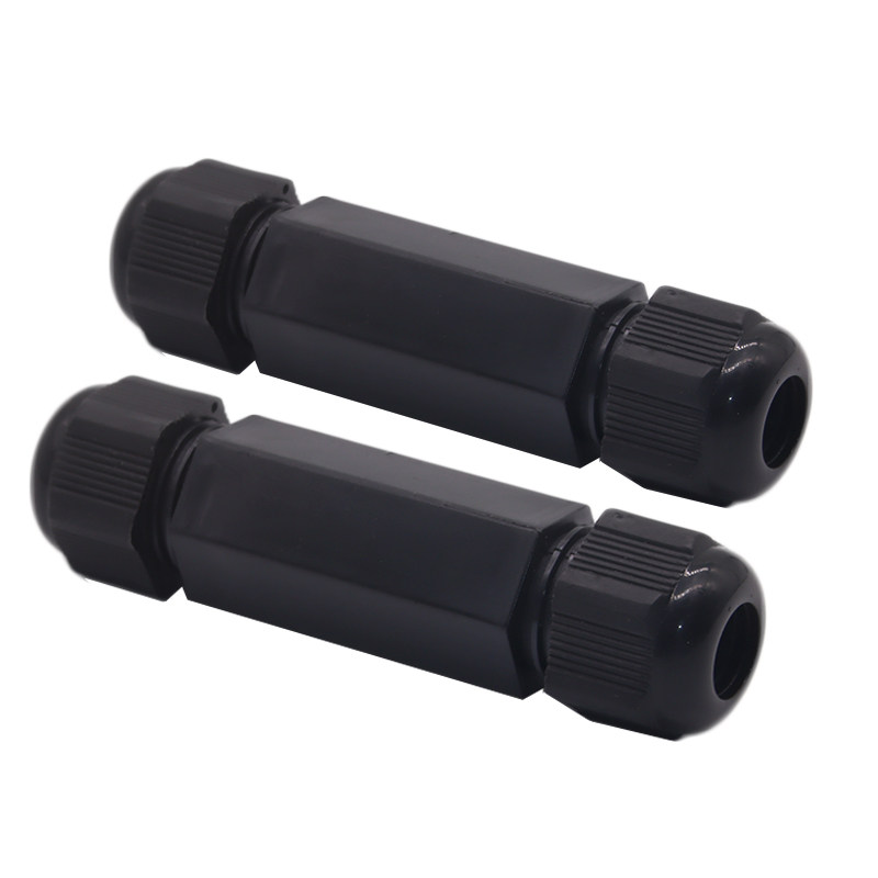 PG11双头防水接头户外灯具连接器PG13.5 地埋接线防水头 厂家