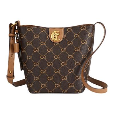 COOGI新款轻奢高级感老花水桶包