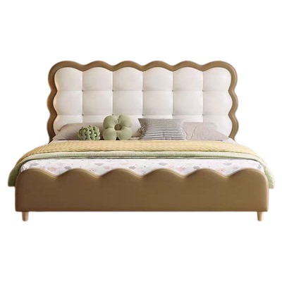 小户型儿童卧室单人皮床