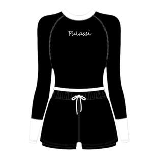 pulassi分体泳衣女2026新款泡温泉套装泳装长袖保守两件套游泳衣