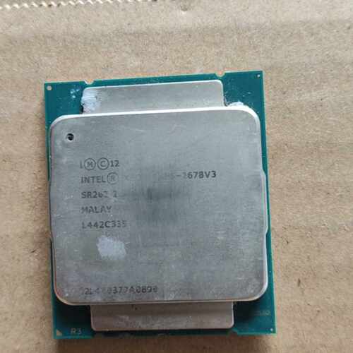 溢价-E5-2678V3 CPU 使用 实物图 所见即