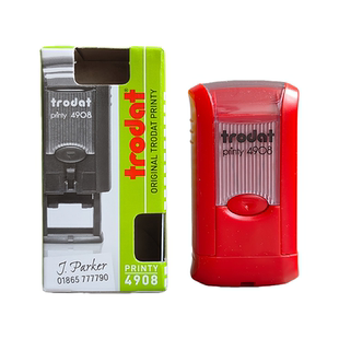 姓名印章包邮卓达4908回墨印按压式名字章医生护士会计柜签名章