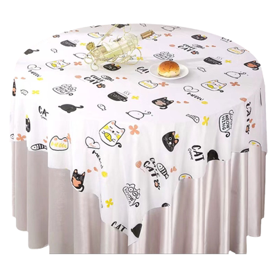 10张一次性桌布莹飞清新印花桌布