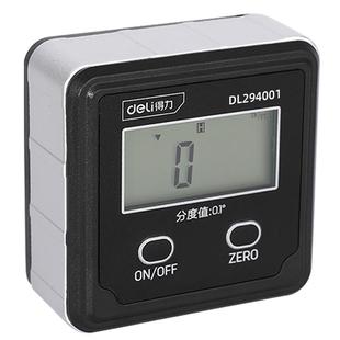 得力数显倾角仪高精度电子角度尺迷你微小型便携式水平仪测量仪器