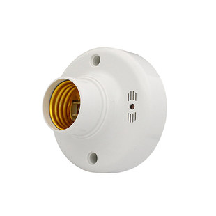 声光控感应灯座 led节能灯泡口e27螺楼道声控灯头声光控延时开关