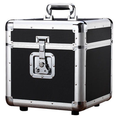 可上锁黑胶收纳箱可放10寸12寸