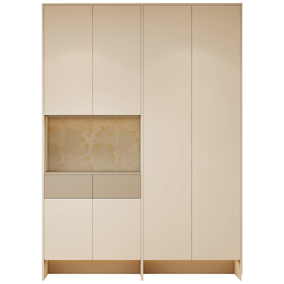 全友全屋定制玄关柜进门入户鞋柜一体到顶靠墙客厅收纳展示柜定制