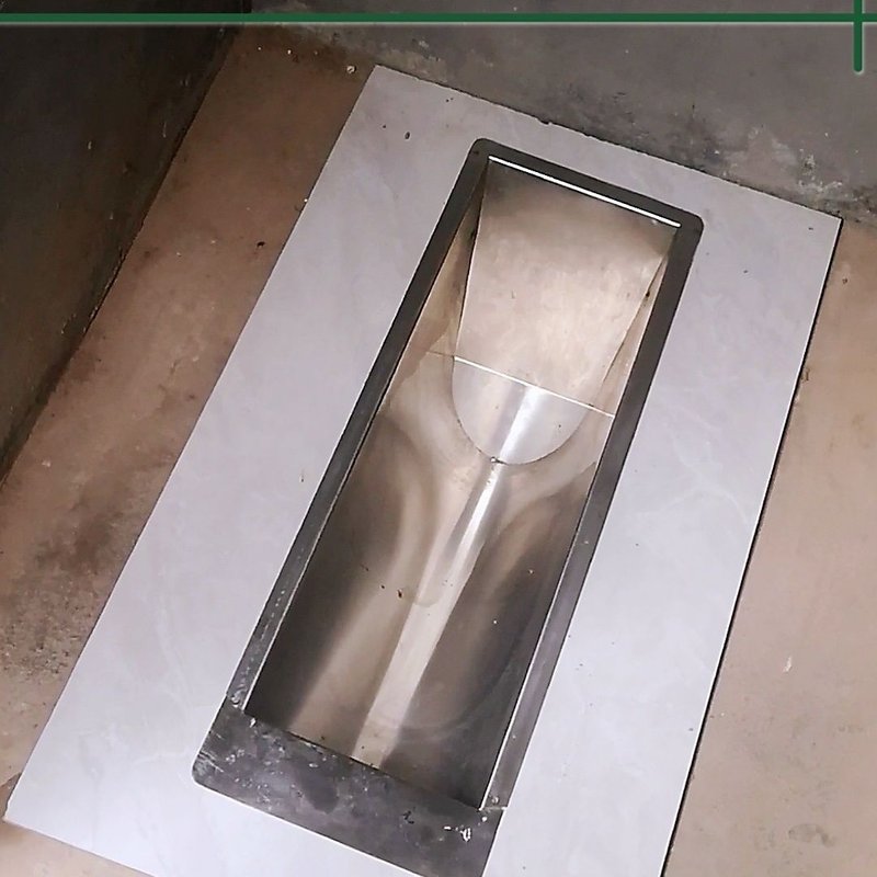 农村新款旱厕专用马桶304不锈钢防臭便器便斗卫生间蹲便器