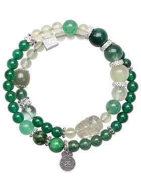 普陀山师傅祝福五行双圈手链