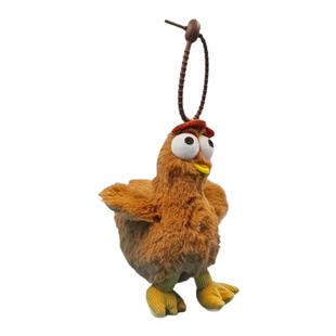 毛绒咕咕鸡玩偶下蛋鸡动物创意猎奇搞怪丑萌书包包挂件小东西挂饰