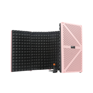 麦克风隔音罩防风屏降噪吸音梨花防喷网支架电容话筒家用简易录音