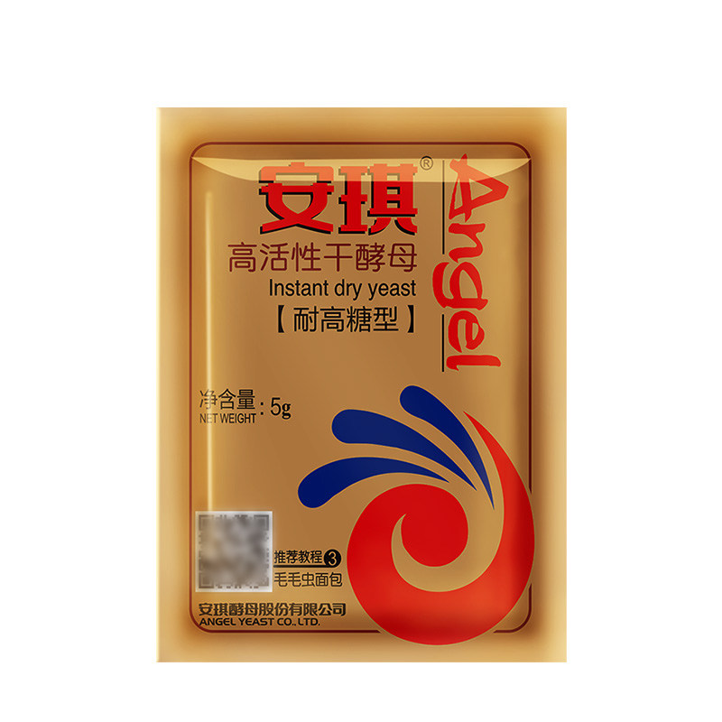 安琪干酵母耐高糖5g家用小袋装