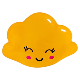 夜光卡通星星月亮云朵diy饰品树脂小配件文具礼品立体挂件装饰品