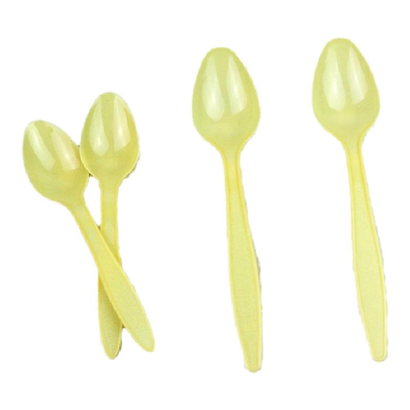 勺子外卖打包甜品勺透明塑料