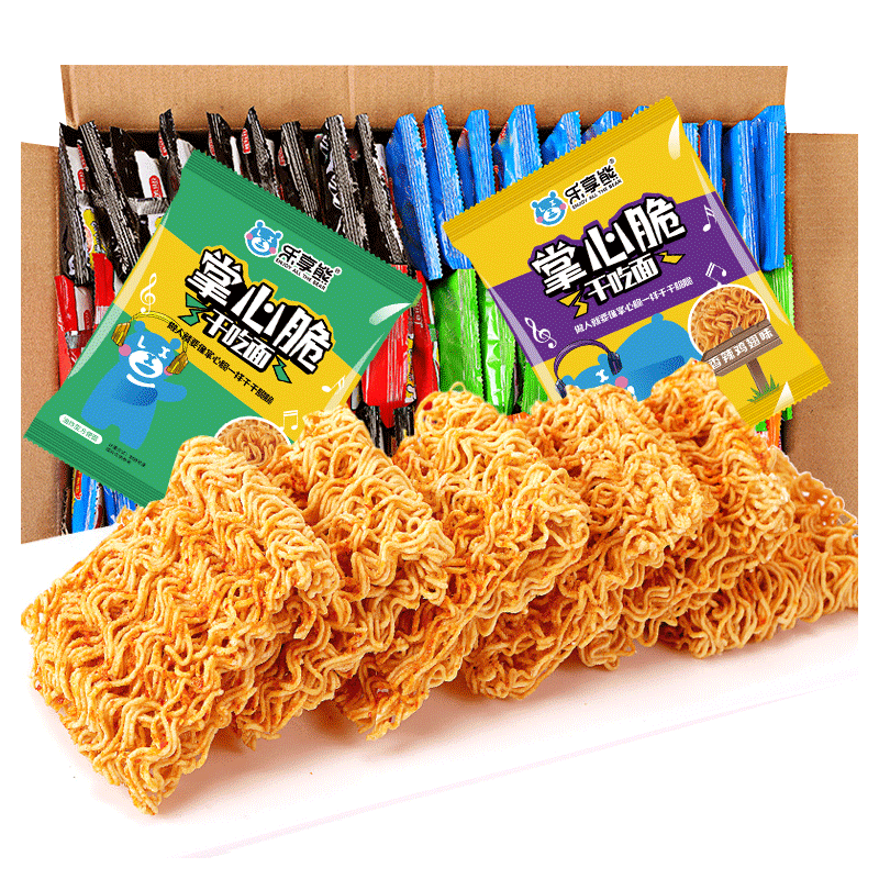 乐享熊干脆面山东省四口味混合装