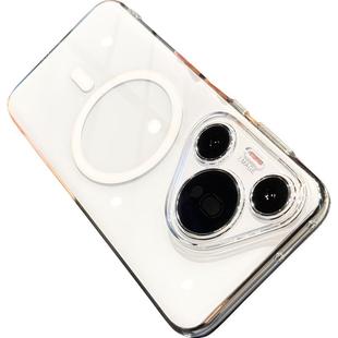 不发黄高透适用华为pura70pro+手机壳pura80新款透明磁吸70Ultra男女款mate60pro全包高端p70简约高级感小众u
