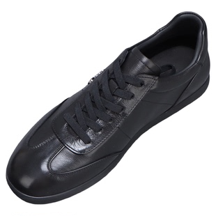 纯牛皮鞋子男款2025新款秋季百搭黑色休闲皮鞋男软底透气真皮板鞋