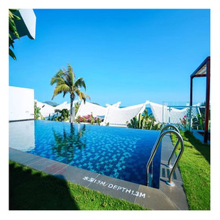 春节出游三亚亚龙湾迎宾馆3天2晚无边泳池独栋别墅晚餐代订门票