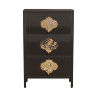 宋氏美学客厅收纳柜一体靠墙沙发置物柜餐边柜卧室铁皮柜储物斗柜