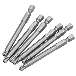 梅花风批咀气动风批头磁性六个角批嘴披头50mm长T6T20T40带中孔