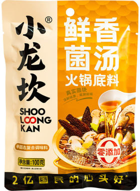 小龙坎菌汤番茄三鲜不辣的火锅料