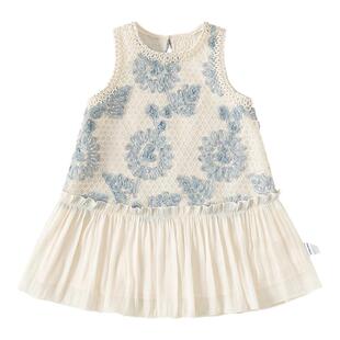 INSbobo女童连衣裙夏季新款儿童裙子女孩海边度假衣服生日公主裙