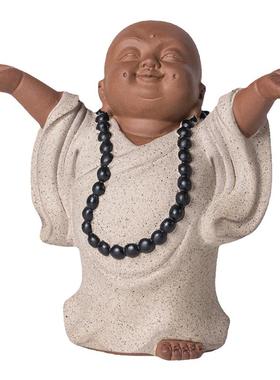 禅意客厅摆件紫砂中式