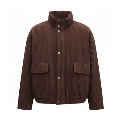 立领防风保暖羽绒服男款冬季