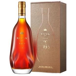 张裕官方直营可雅vsop白兰地桶藏6年500ml一斤装礼品礼盒商务宴请