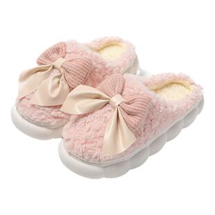 6双棉拖鞋秋冬季家居家用待客室内厚底防滑保暖月子拖鞋男女冬天5