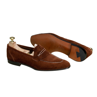 Mattina男士乐福鞋皮底