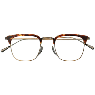 日本KameManNen万年龟眼镜框纯钛超轻方形眉框小脸眼镜架KMN-1112