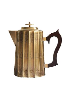 黄铜冷水壶装饰北欧家居摆件手工