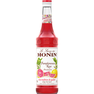 莫林MONIN红柚风味糖浆玻璃瓶装700ml咖啡鸡尾酒果汁饮料