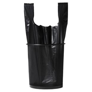 垃圾袋家用加厚特厚手提式宿舍学生厨房黑色背心式塑料袋大马甲袋