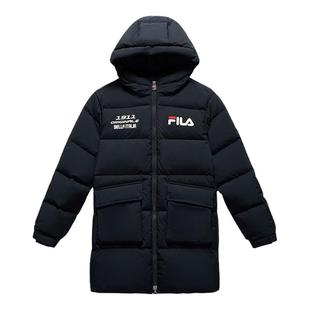 【斐护科技】FILA斐乐儿童羽绒服中长款冬季新款男女童外套防泼水