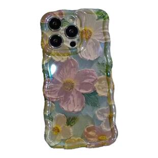 简约3D花朵蓝光适用苹果14手机壳高级感iphone13promax新款14pro硅胶15pro女款12防摔11创意小众全包软保护套