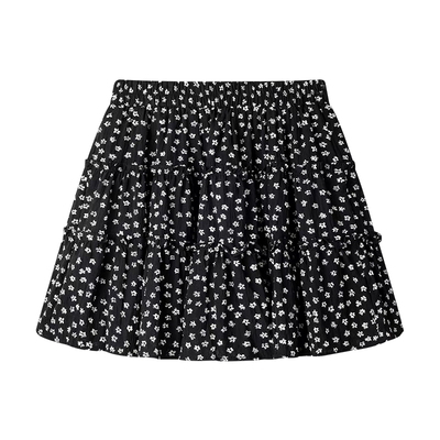 大码碎花裙蛋糕裙短裙胖mm半身裙