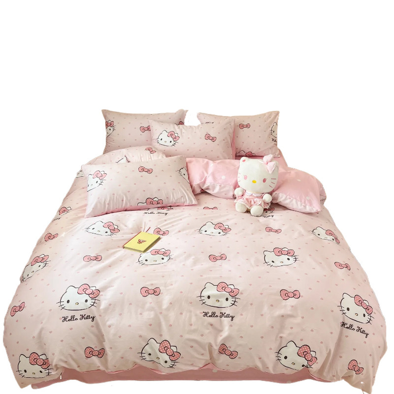 HellokittyA类100纯棉床上四件套