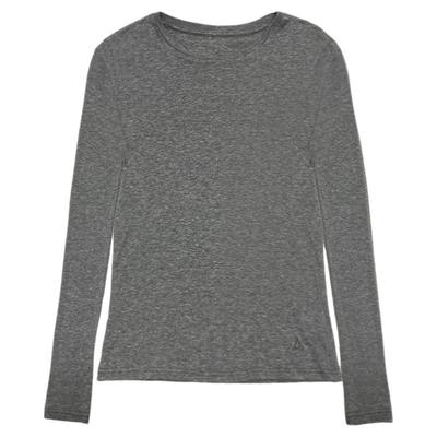 AR轻薄天丝羊毛肌底衣显瘦修身长袖T恤纯色可外穿内搭打底上衣女